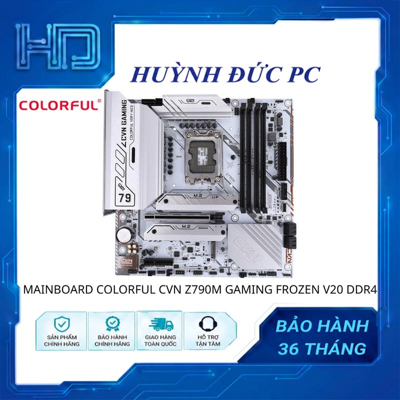 Chip Công Nghệ MAINBOARD COLORFUL CVN Z790M GAMING FROZEN V20 DDR4