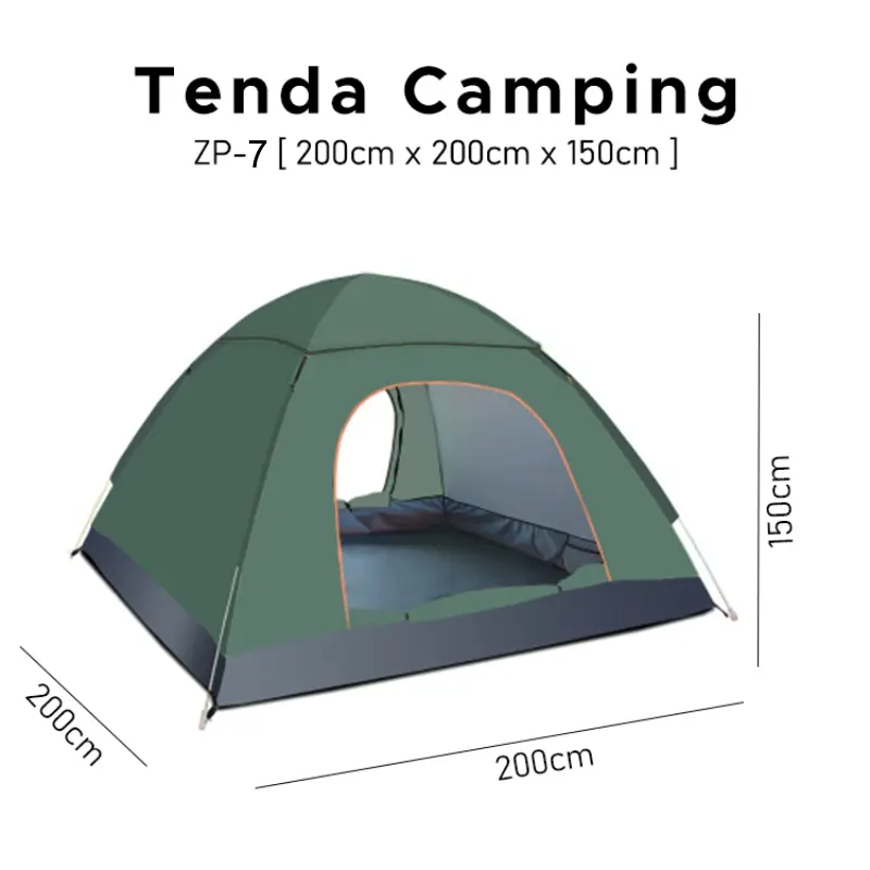RAJA LINEN-Tenda Gunung Tenda Camping 2 Orang Tenda Outdoor Indoor 4