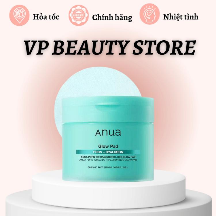 Miếng Dưỡng Ẩm Anua Ha Glow Pad Pdrn 100 – 60 Miếng Dưỡng Ẩm và Hỗ Trợ Làn Da…