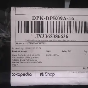 Kabel SATA to USB 3.0 HDD SSD Adaptor 30cm 2.5 Inch Adapter Eksternal External Hardisk Eksternal Laptop Cable USB A