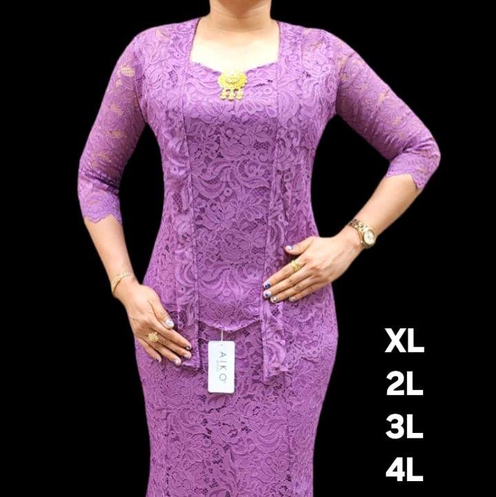 Setelan Kebaya Brokat/Set Renda Rok Panjang 8