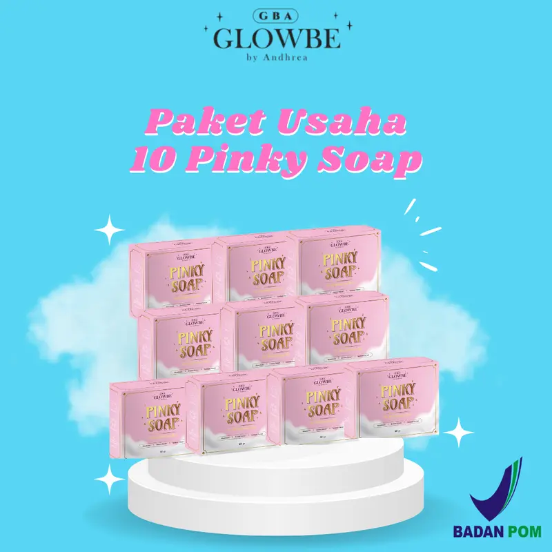 Paket Usaha 10 Glowbe Pinky Soap 0
