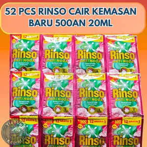 52 PCS RINSO CAIR KEMASAN BARU 500AN 20ML