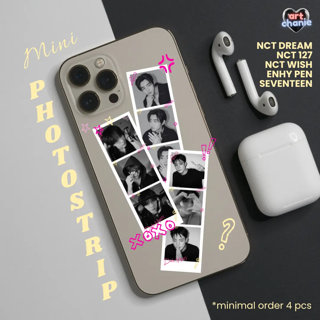 NCT DREAM NCT 127 NCT WISH ENHA SEVENTEEN MINI PHOTOSTRIP / BOOKMARK KPOP BOY GROUPS