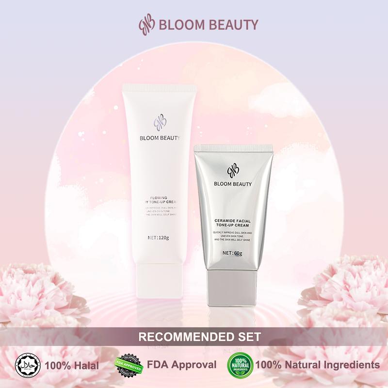 【Bloom Beauty】Combo Set Ceramide Facial Tone-Up Cream Flowin - TikTok ...