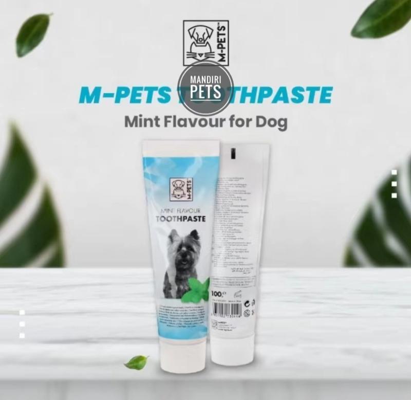 Product Introduction of M-Pets Toothpaste for Dog - Odol Pasta Gigi Anjing - Mpets Toothpaste Mint 5