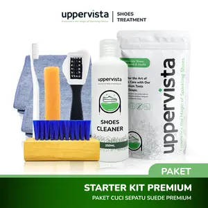 Uppervista Paket Pembersih Sepatu Suede - Shoes cleaner Pembersih sepatu Sabun sepatu shoe Cleaner sepatu Putih dan warna, Paket Cuci Sepatu Murah alat pembersih sepatu