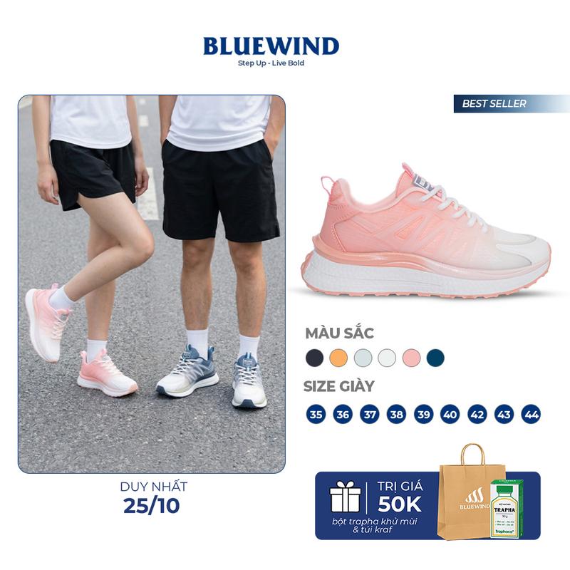 BLUEWIND Giày Thể Thao Nam Nữ, Sneaker Sport Vải Dệt Kim Thoáng Khí, Giày Tập Gym 68376