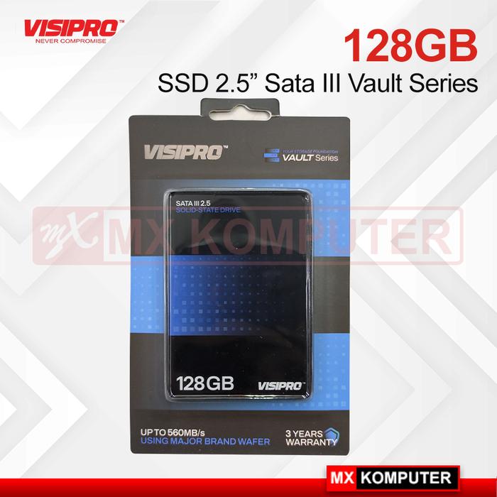 Gambar SSD+ VISIPRO 128GB 2.5" SATA 3 6GBs ORIGINAL- SSD 128GB Visipro dari MXKomputer_NEW Kab. Bantul Tokopedia