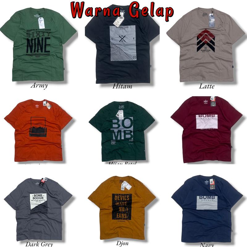 4 Pcs 100rb Baju Kaos Distro Cowok Keren Dewasa Casual Murah Adem Lembut Tebal Nyaman Dipakai Bahan Semi Katun 24s Ukuran Lengkap M L XL XXL XXXL Big Size Jumbo Pabrik Garment bbg 7