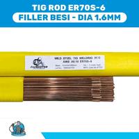 Gambar Kawat Las Argon/Tig Rod/ Filler Besi ER70S-6 diameter 1.6mm dari Juragan Las_NEW Kota Administrasi Jakarta Pusat 1 Tokopedia