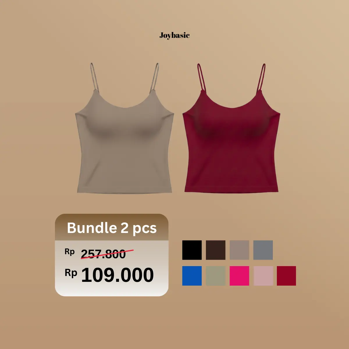 PAKET 2【Coffee+Maroon】