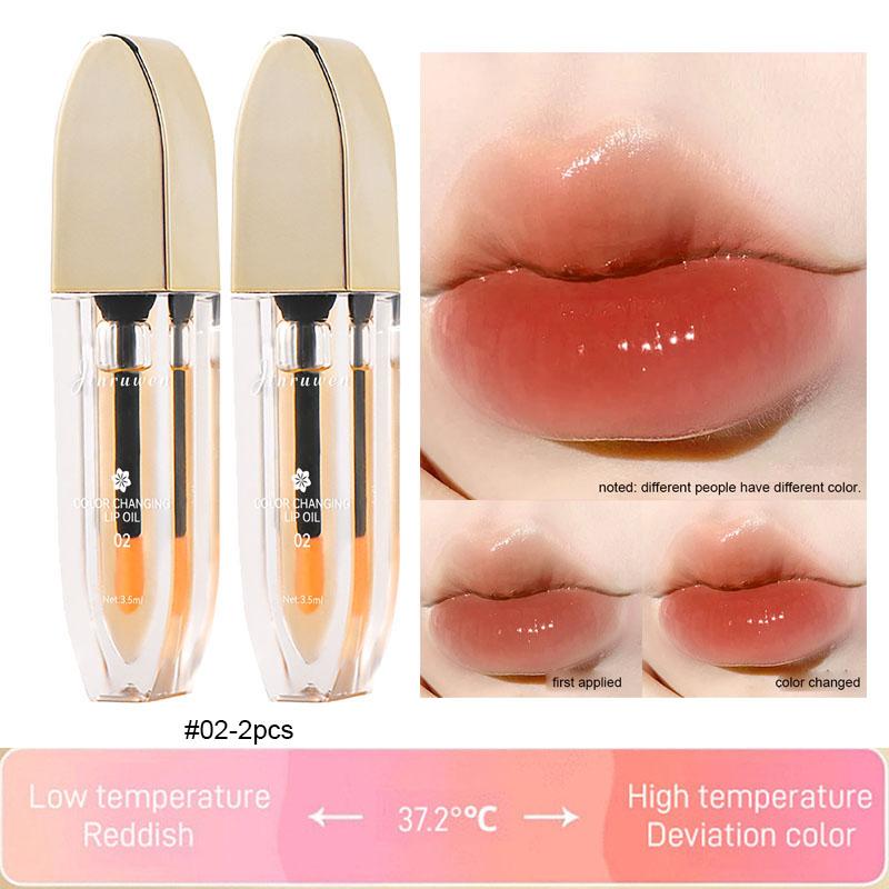  Dầu Tinh Chất Dưỡng Môi JINRUWEN Son Bóng Chân Nét Nhẹ Trang Điểm 1 Cái 