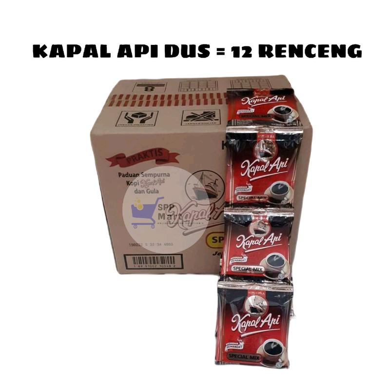 CM10 KOPI KAPAL API SPECIAL MIX ( 12 RENCENG ) DUS 1