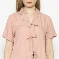 Gambar Urban Exchange Nicky Pink Blouse - Atasan Blouse Pink Pita - Pink, S dari Urban Exchange Shop Kab. Karanganyar 4 Tokopedia