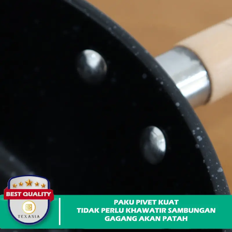 [Exclusive toko.masbi] TEXANIA Panci Mie Panci Susu Panci Soup Marble Warna Elegan Anti Lengket Sauce Pan Kitchenware 4