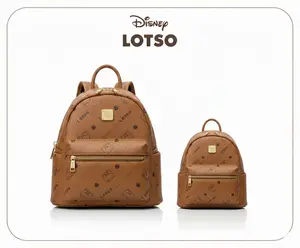 Disney LOTSO Tas Ransel Sekolah Anak Pelajar X Ransel Disney Lotso Tas Ransel Leopard Material Aman Desain Lucu dan Menarik Cocok untuk Buku dan Alat Tulis