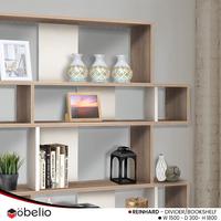 Gambar Mobelio - Rak Buku Pembatas Ruangan Bookshelf Elegan Modern dan Minimalis dari Mobelio Kab. Bogor 3 Tokopedia