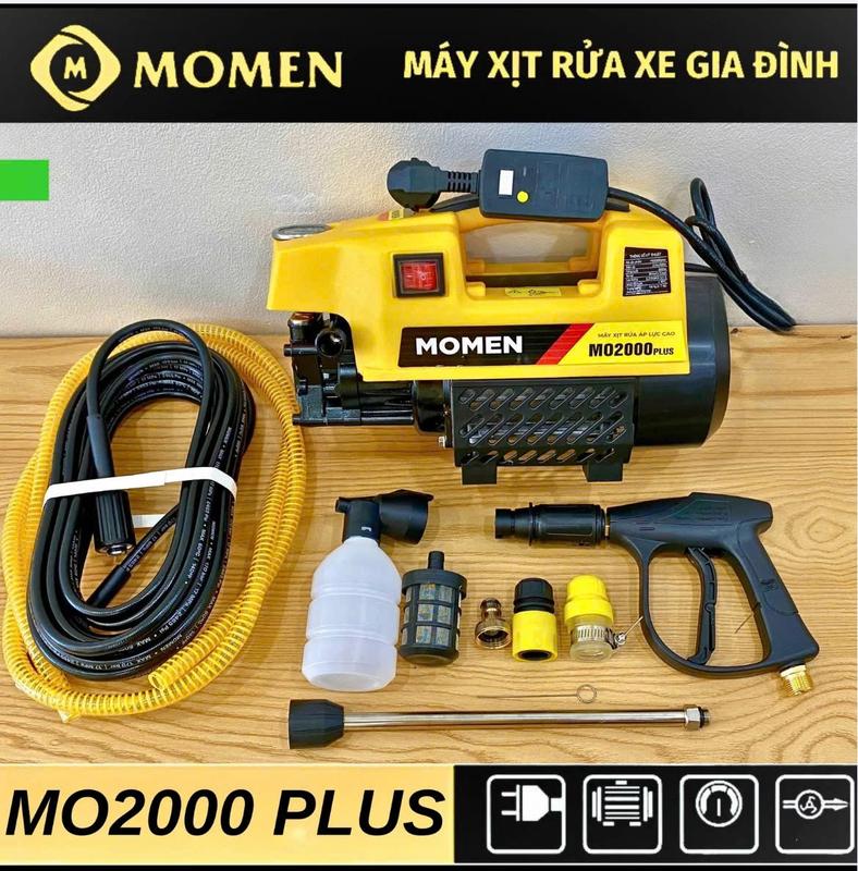  COMBO Máy Rửa Xe Gia Đình MOMEN MO2000plus Gia Đình Lõi Đồng 