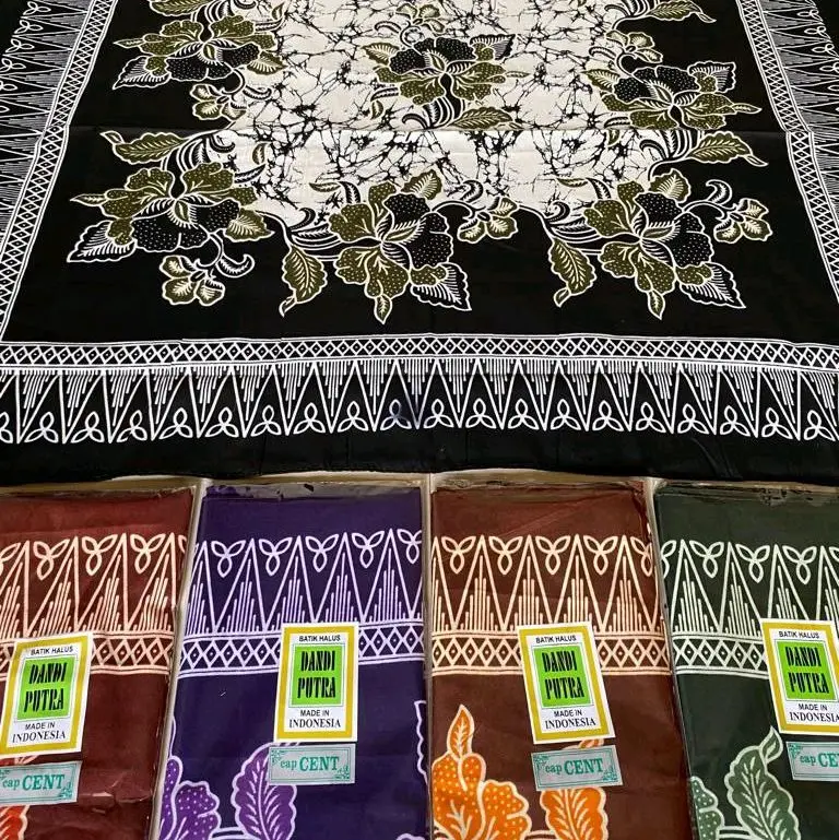 Paket Murah 5 pcs Taplak Batik Taplak Meja Warna Campur untuk Tamu dan Kantor