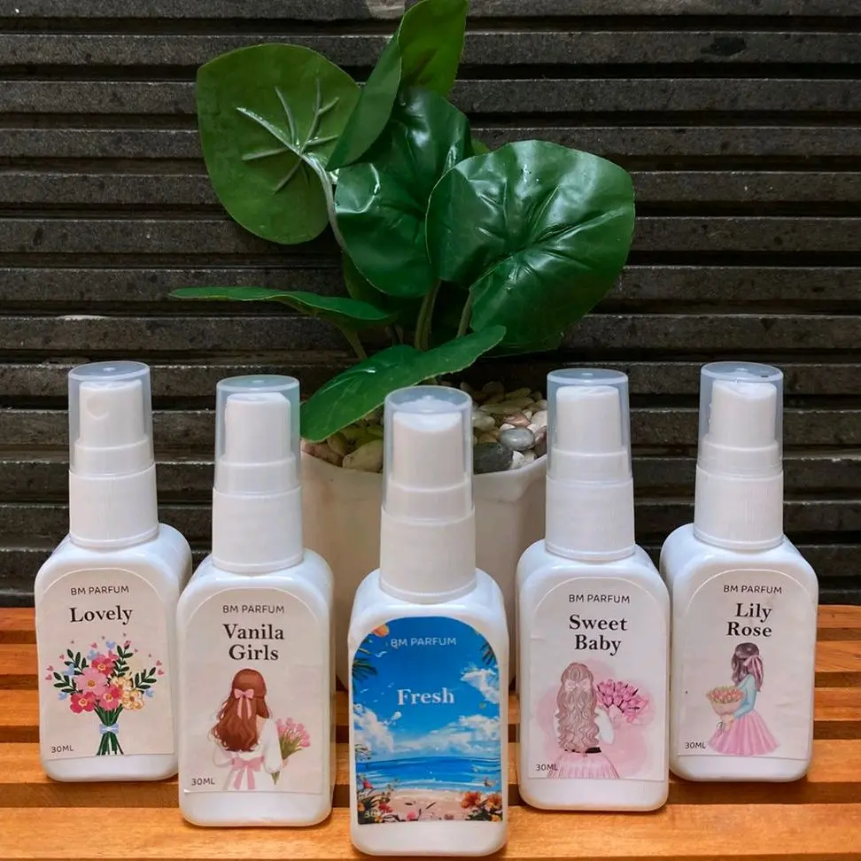 BM PARFUM - Paket 5 Botol Parfum (30ml) Tahan Lama Aroma Mewah...