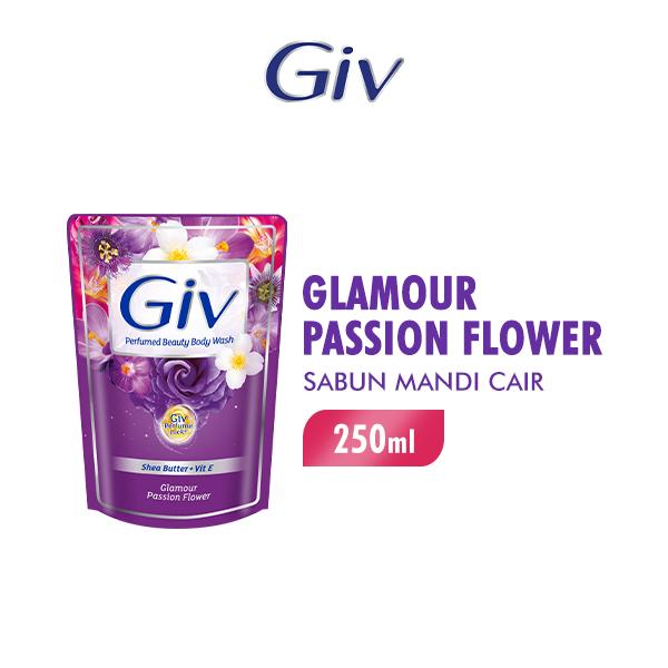 Gambar Giv Sabun Mandi Cair Glamour Passion Flower Pouch 250 ml dari Wings Indonesia Kab. Bekasi Tokopedia