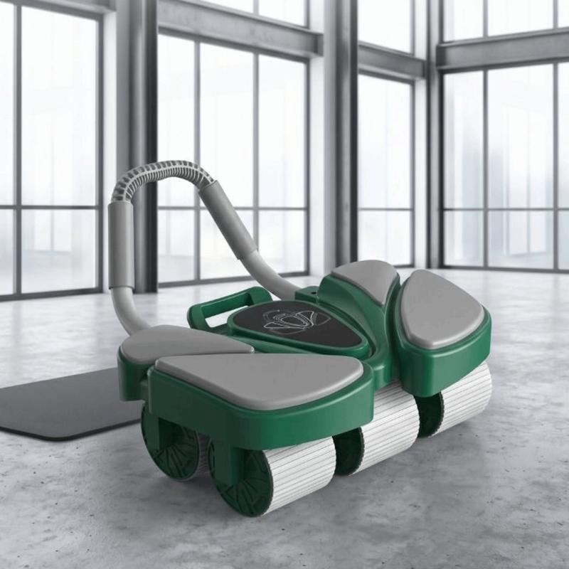 Đa chức năng 4/6 bánh xe Con lăn tập cơ bụng Đai khuỷu tay Chống trơn trượt Máy…