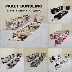 [PAKET HEMAT] 1 Set Bantal Sofa + 1 Taplak Meja Aesthetic