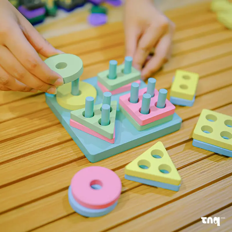TNQ Kids Puzzle Geometri - Mainan Edukasi Anak 3