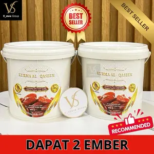 (PAKET 2 EMBER KURMA BERAT 500gr) EXP 2027 FRESH KURMA AL QASEEM EMBER STOK BARU SUKARI AL QASSIM