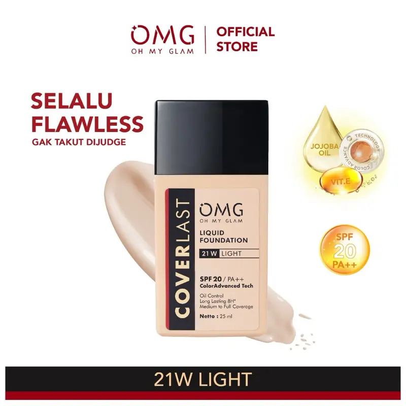 OMG Liquid Foundation All Item SPF 20/PA +++ 25 ml