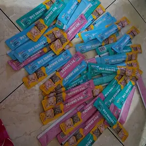 Paket Snack Kucing 50pcs Bisa COD (Berbagai Varian Rasa dan Merk) - Cemilan Kucing | Creamy Treats Kucing | Makanan Kucing | Makanan Kitten |  Minara Cats Supply