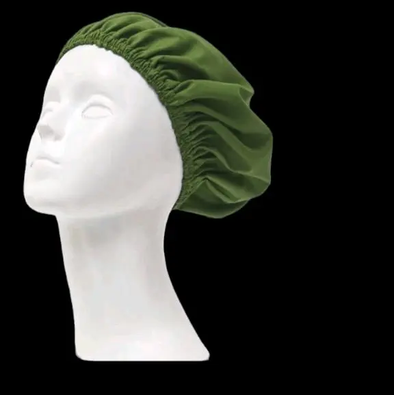 Hairnet kain bisa paki nama / penutup kepala untuk medis,chef 4