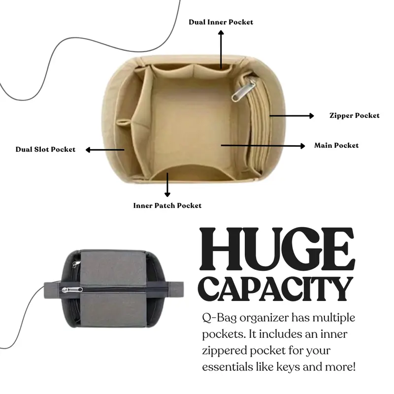 Q-Bag Pico Dual in Bag Organizer / Hamock inner Bag / Drawstring Dual in Bag / Daleman Tas Serut Wanita 6