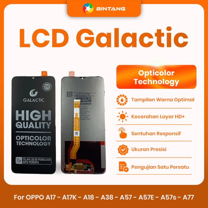 Gambar GALACTIC LCD Fullset Touchscreen For OPPO A17/A17K/A18/A38/A57/A57S/A57E/A77/A77 5G/A77S/A56S 5G/A57 5G/A58 5G/A59 5G dari Bintang Official Store Kota Tangerang Tokopedia