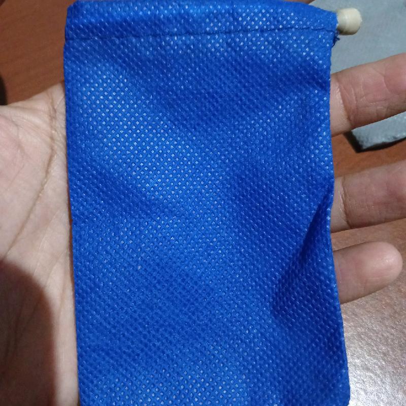 100 Pcs Kantong/Pouch Parfum Ukuran 6x10cm dengan Model Tali Talikur Putih 3