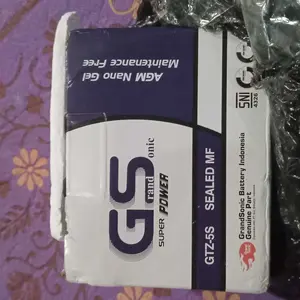 Aki Motor kering Grand Sonic GS GTZ5S 5AH MF untuk Kendaraan Yamaha Mio Soul Mio M3 Mio GT Jupiter Z1 Xeon Vixion Blade Beat Karbu - Aksesoris, Accessories,  Motorcycle Baut