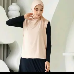 Hijab Rompi Olaharga Outer Jilbab Sport Kerudung Jersey Instan Nyaman Sporty Muslim Syari Panjang Baju