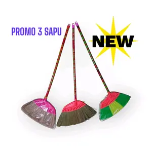PROMO sapu EKONOMIS. satu paket dapat 3 biji. Sapu rayung,Sapu sabut kelapa dan Sapu senar.