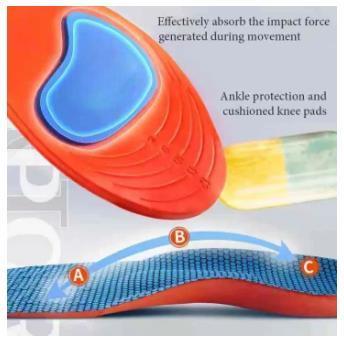 1 pair Orthotic Insoles Arch Support Flatfoot Running Insoles for Shoes Sole Orthopedic 5