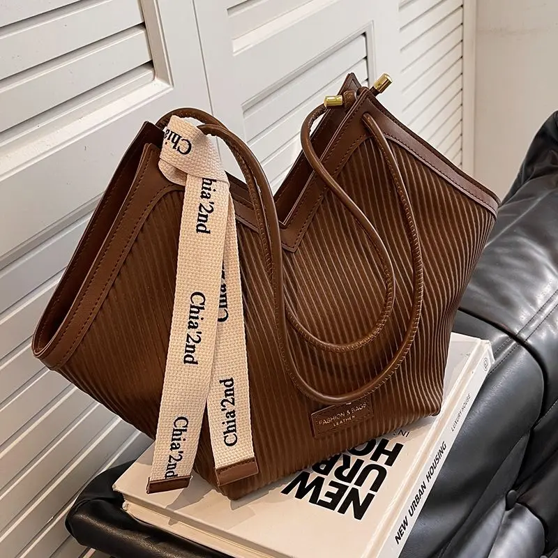 Túi Tote Cầm Tay Đeo Vai, Thời Trang Hàn Quốc, Tùy Chỉnh, Dung Lượng Lớn, Dành Cho Nữ, Thích Hợp Cho Năm 2024, Túi Kẹp Nách 5