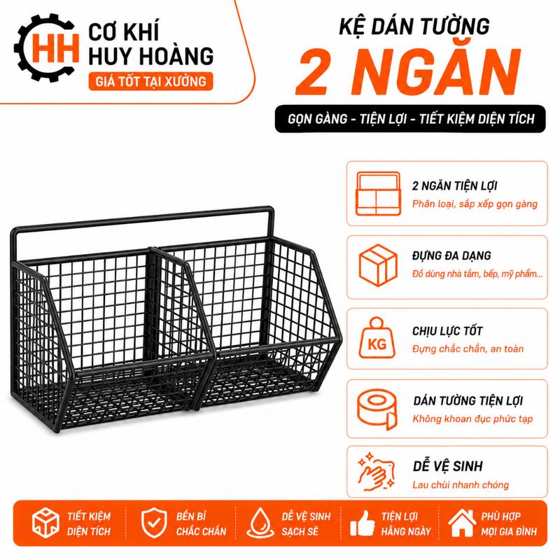 AI Kệ lưu trữ 2 Tầng Giá đựng đồ đa năng tiết kiệm không gian