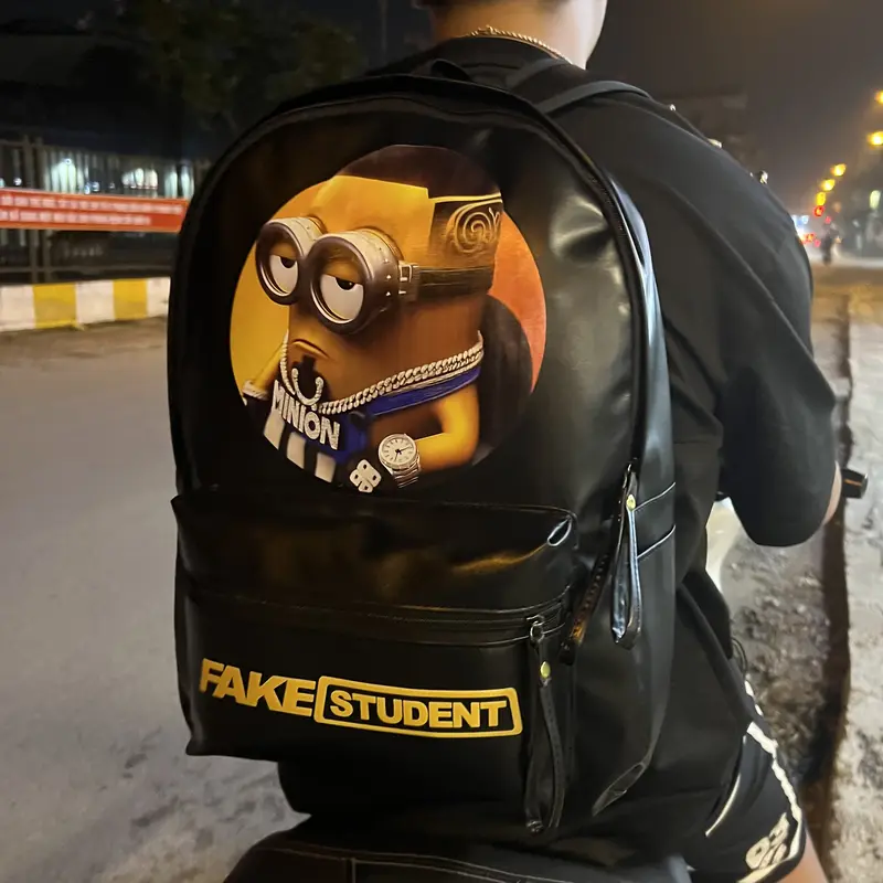 BALO DA NGÔI SAO SIZE 42 ĐỰNG LAPTOP , SÁCH VỞ A4 LAPTOP,Balo đi học,Balo đi chơi Bag Túi Đeo Vai Nam 1