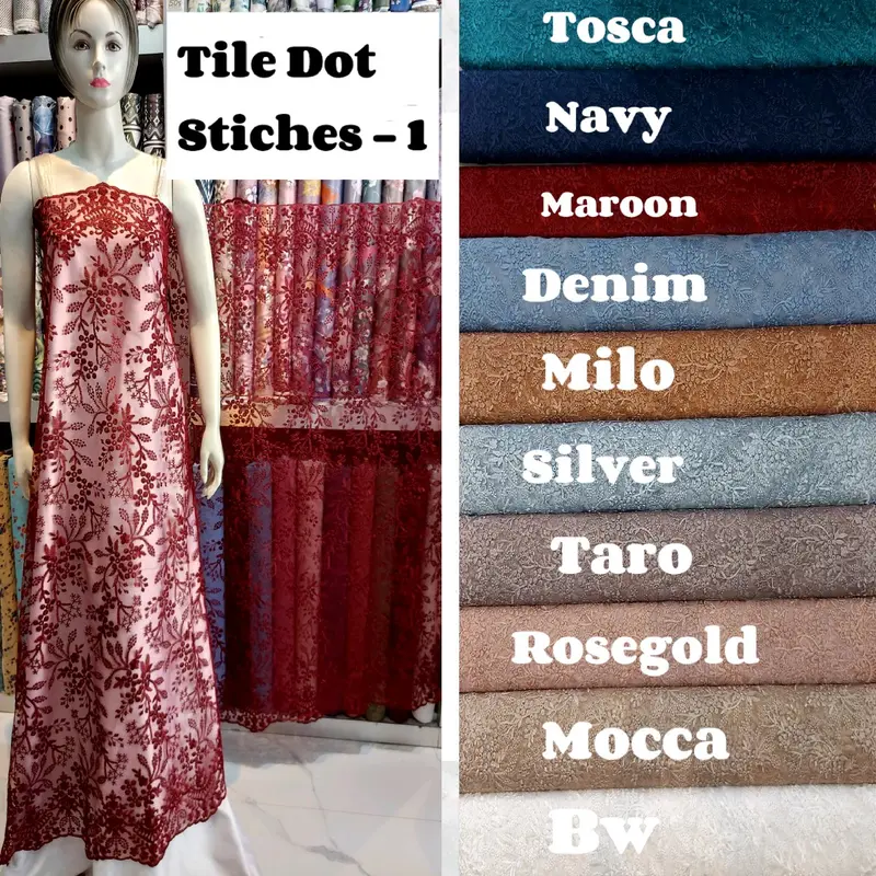 Tile Dot Stiches - 1 ( Harga persetengah meter ) 0