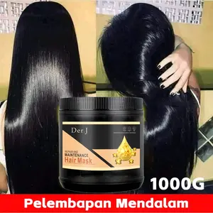 Hair Mask Pelurus Rambut SMOOTH AND MOISTEN HAIR Film No Steaming / Pelurus Rambut Tanpa Catok Hair Mask Masker Rambut Creambath