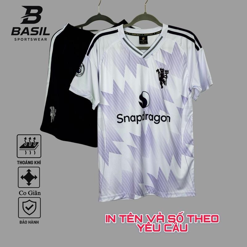  Quần áo bóng đá Thun Lạnh clb MU Trắng Tím 25 26 Top 