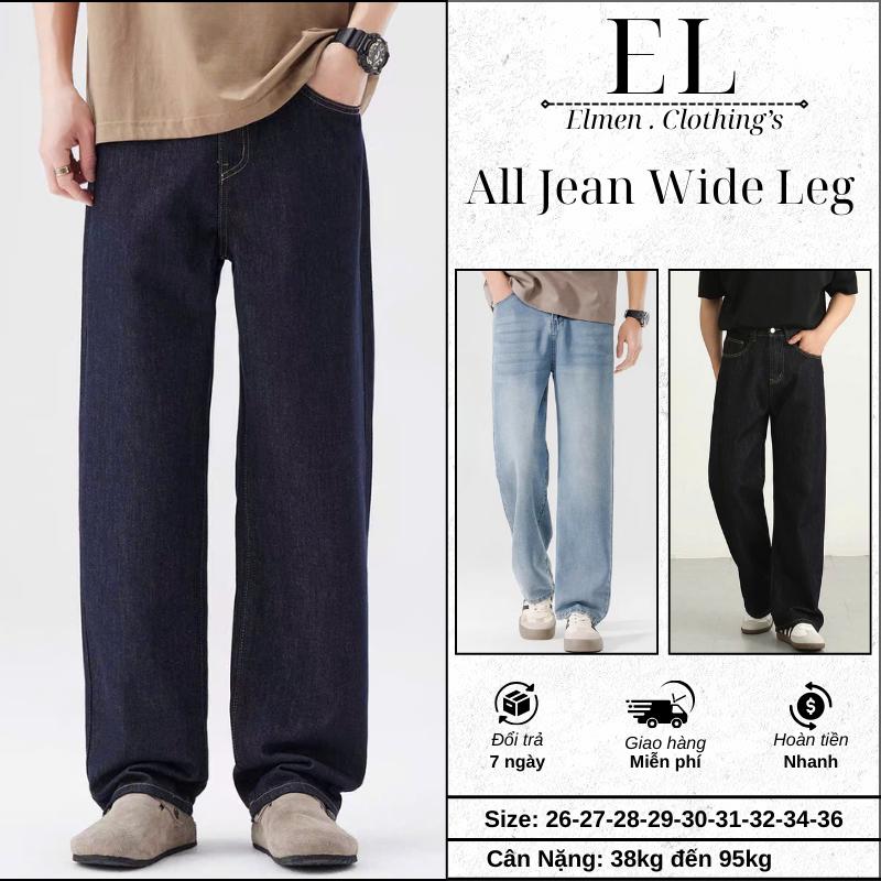 Quần jean Nam 2025 form ống suông rộng lịch sự trẻ trung năng động nhiều màu che khuyết điểm tốt phù hợp đi học, đi chơi hay đi làm.