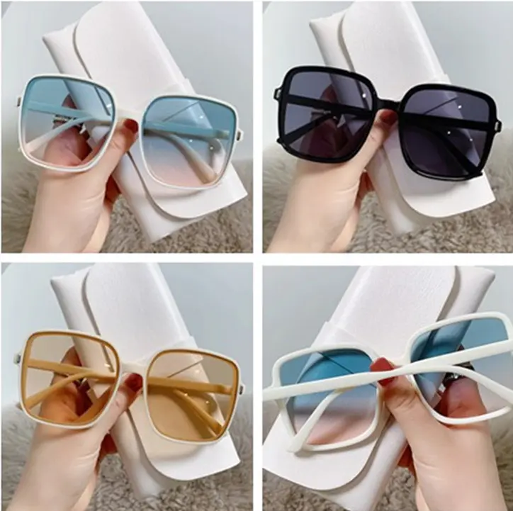 European and American Frameless Oval Y2K Sunglasses For Wome  display picture 3