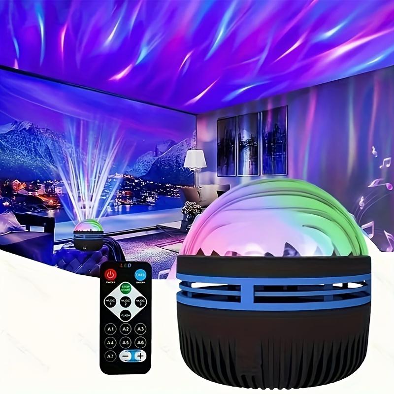 Đèn Máy Chiếu Đầy Sao 1 Chiếc, Với 7 Mẫu Màu Và Điều Khiển Từ Xa, Đèn Ngủ Máy Chiếu Cực Đa Chức Năng, Thích Hợp Cho Đèn Tạo Không Khí Phòng Ngủ 1