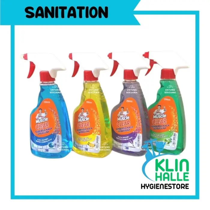 MR. MUSCLE Clear Cairan Pembersih Kaca Serbaguna - Pump 500ML